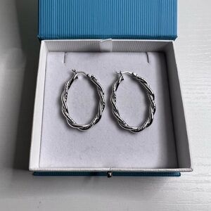 925 Sterling Silver Hoops